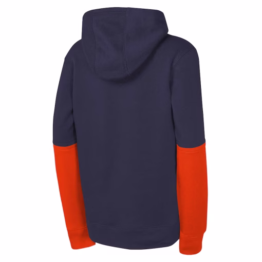 Denver Broncos Nike Youth Club Pullover Hoodie – Navy - Image 3