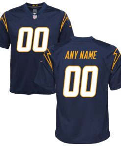Los Angeles Chargers Nike Youth Alternate Custom Game Jersey – Navy