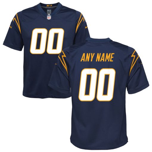 Los Angeles Chargers Nike Youth Alternate Custom Game Jersey – Navy