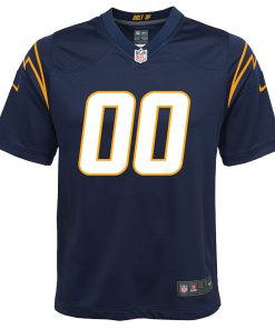 Alternative view of Los Angeles Chargers Nike Youth Alternate Custom Game Jersey – Navy