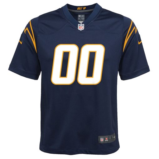 Los Angeles Chargers Nike Youth Alternate Custom Game Jersey – Navy - Image 2
