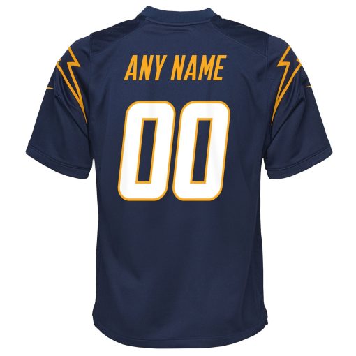 Los Angeles Chargers Nike Youth Alternate Custom Game Jersey – Navy - Image 3