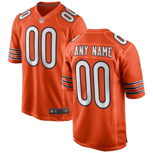 Chicago Bears Nike Youth Alternate Custom Game Jersey – Orange