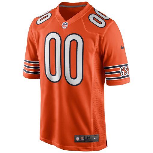 Chicago Bears Nike Youth Alternate Custom Game Jersey – Orange - Image 2