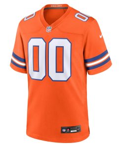 Alternative view of Denver Broncos Nike Youth 2nd Alternate Custom Replica Jersey – Orange