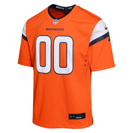 Denver Broncos Nike Youth Mile High Collection Custom Game Jersey – Orange - Image 2