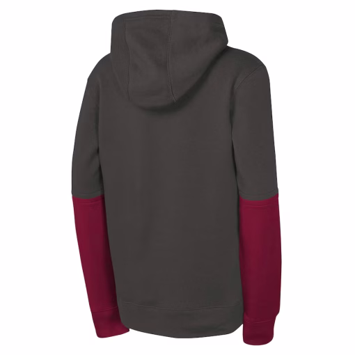 Tampa Bay Buccaneers Nike Youth Club Pullover Hoodie – Pewter - Image 2
