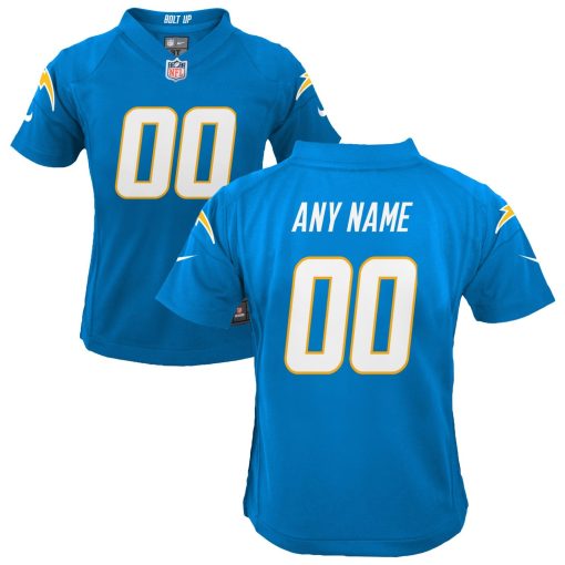 Los Angeles Chargers Nike Youth Custom Game Jersey – Powder Blue