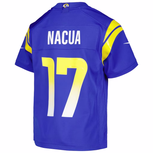Puka Nacua Los Angeles Rams Nike Youth Game Jersey – Royal - Image 3
