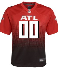 Alternative view of Atlanta Falcons Nike Youth Alternate Custom Game Jersey – Red