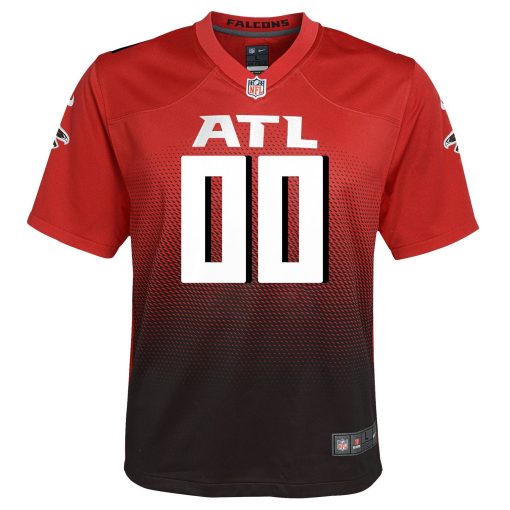 Atlanta Falcons Nike Youth Alternate Custom Game Jersey – Red - Image 2