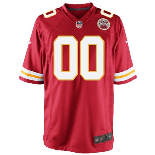 Kansas City Chiefs Nike Youth Custom Game Jersey – Red - Image 2