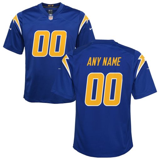 Los Angeles Chargers Nike Youth Alternate Custom Game Jersey – Royal
