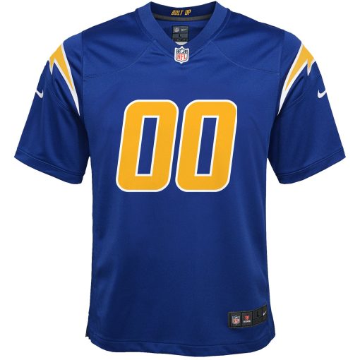 Los Angeles Chargers Nike Youth Alternate Custom Game Jersey – Royal - Image 2