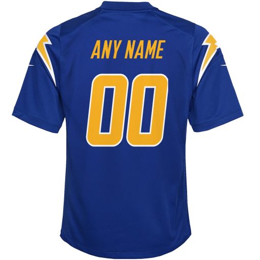 Los Angeles Chargers Nike Youth Alternate Custom Game Jersey – Royal - Image 3
