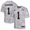 Sauce Gardner New York Jets Nike Youth 2024 Salute to Service Game Jersey – Arctic Camo