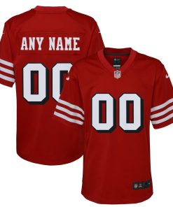 San Francisco 49ers Nike Youth Alternate Custom Game Jersey – Scarlet