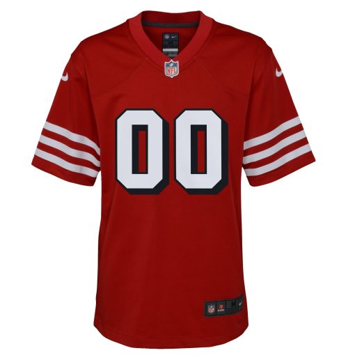 San Francisco 49ers Nike Youth Alternate Custom Game Jersey – Scarlet - Image 2