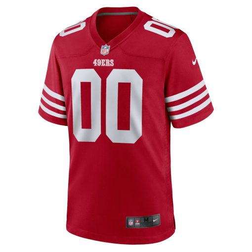 San Francisco 49ers Nike Youth Game Custom Jersey – Scarlet - Image 2