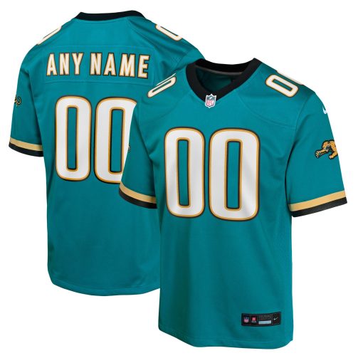 Jacksonville Jaguars Nike Youth Prowler Throwback Custom Game Jersey – Teal