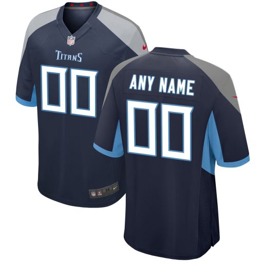 Tennessee Titans Nike Youth Custom Game Jersey – Navy
