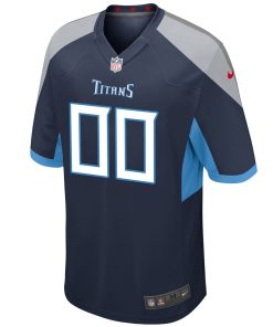 Alternative view of Tennessee Titans Nike Youth Custom Game Jersey – Navy