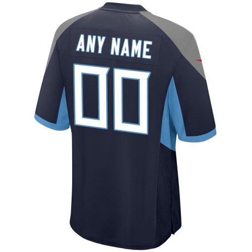 Tennessee Titans Nike Youth Custom Game Jersey – Navy - Image 3