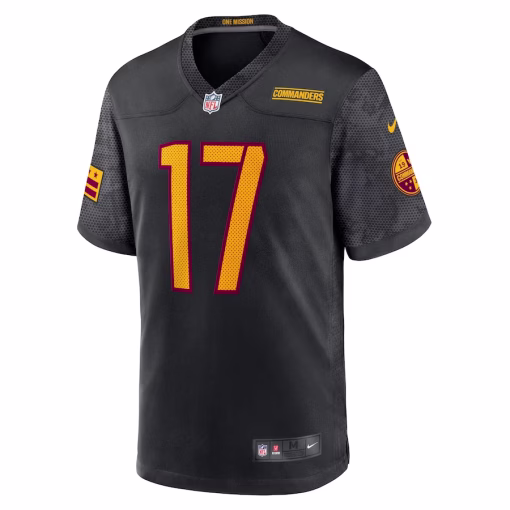 Terry McLaurin Washington Commanders Nike Youth Game Jersey – Black - Image 3