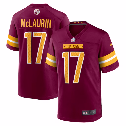 Terry McLaurin Washington Commanders Nike Youth Game Jersey – Burgundy