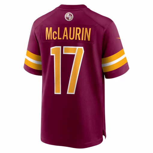 Terry McLaurin Washington Commanders Nike Youth Game Jersey – Burgundy - Image 3