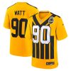 T.J. Watt Pittsburgh Steelers Nike Youth Alternate 1933 Throwback Game Jersey – Gold