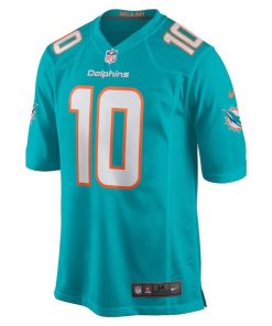 Alternative view of Tyreek Hill Miami Dolphins Nike Youth Game Jersey – Aqua