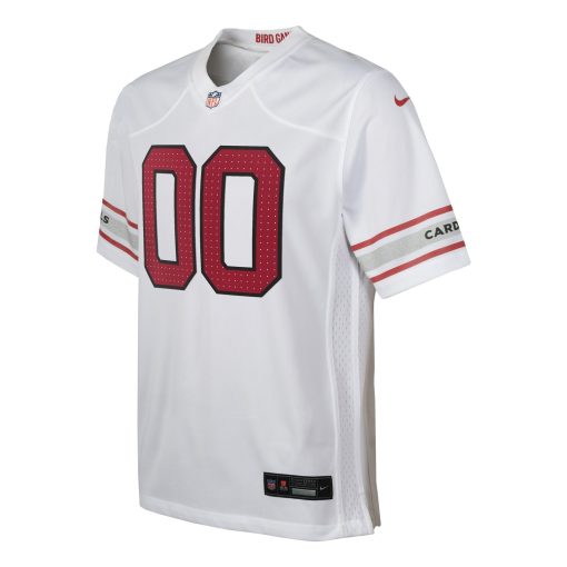 Arizona Cardinals Nike Youth Custom Game Jersey – White - Image 2