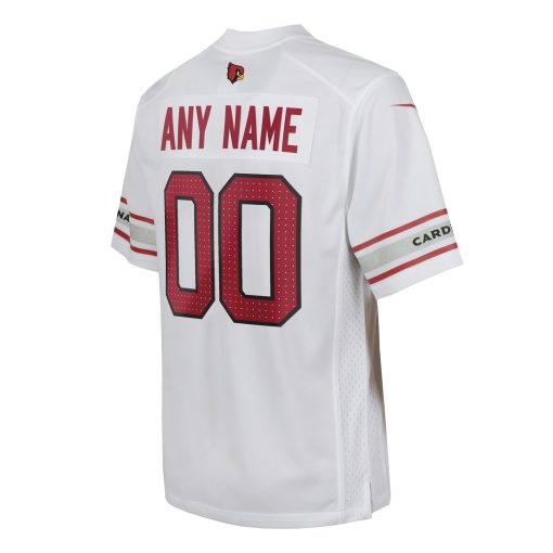 Arizona Cardinals Nike Youth Custom Game Jersey – White - Image 3