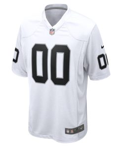 Alternative view of Las Vegas Raiders Nike Youth Team Custom Game Jersey – White