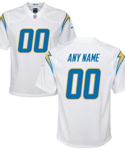 Los Angeles Chargers Nike Youth Custom Game Jersey – White
