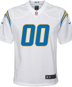 Alternative view of Los Angeles Chargers Nike Youth Custom Game Jersey – White