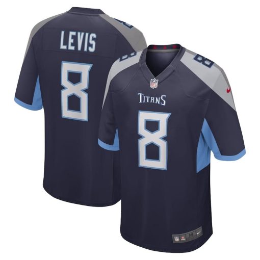 Will Levis Tennessee Titans Nike Youth Game Jersey – Navy