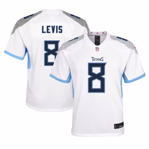 Will Levis Tennessee Titans Nike Youth Player Game Jersey – White
