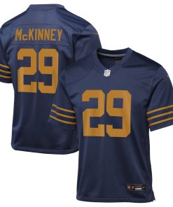 Xavier McKinney Green Bay Packers Nike Youth The 1923 Classic Game Jersey – Navy