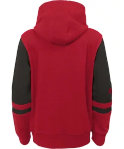 Alternative view of Tampa Bay Buccaneers Youth Colorblock Full-Zip Hoodie – Red