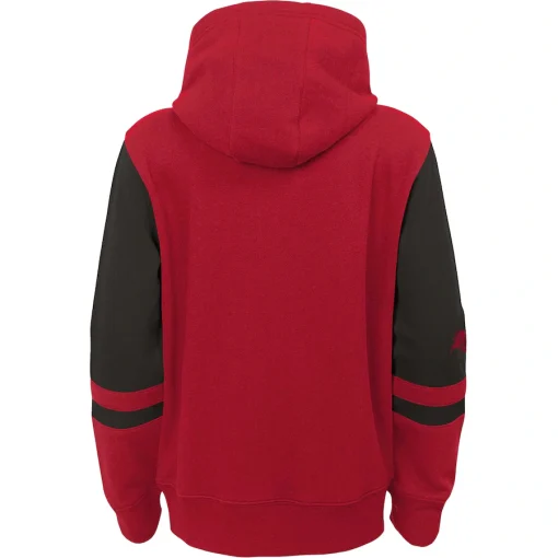 Tampa Bay Buccaneers Youth Colorblock Full-Zip Hoodie – Red - Image 2