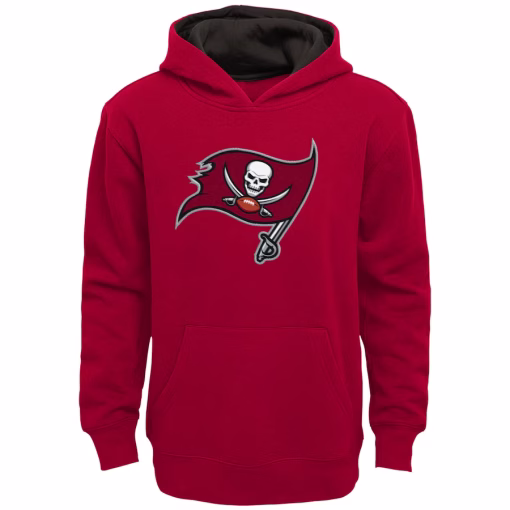 Tampa Bay Buccaneers Youth Prime Pullover Hoodie – Red