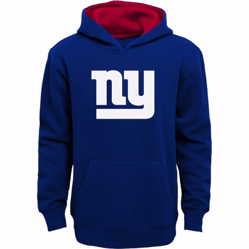New York Giants Youth Prime Pullover Hoodie – Royal